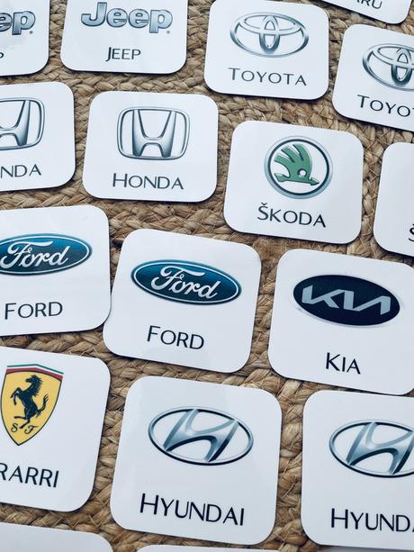 Pexeso - značky áut, 