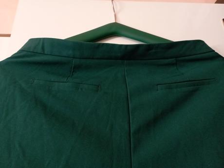 Tmavozelené nohavice, esmara,40
