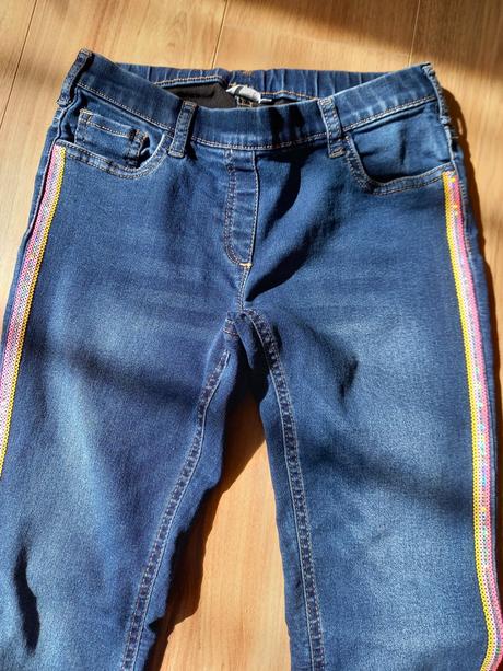 Dźinsové strečové nohavice č.134, f&f,134