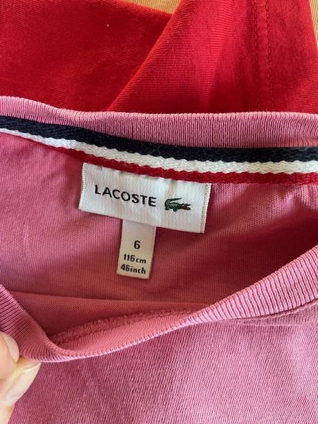 Lacoste tricka 116/ 6 rokov, lacoste,116