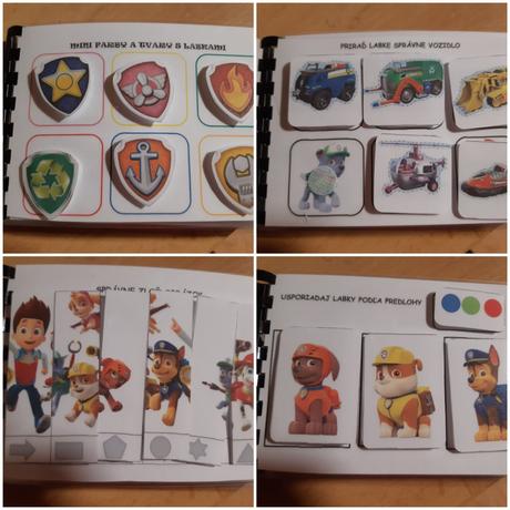 Aktivity book farby s paw patrol, 