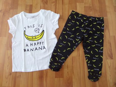 Banánová súprava, h&m,134