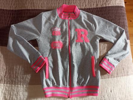 Detská šedá mikina, 158