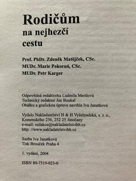 Rodičům na nejhezčí cestu,