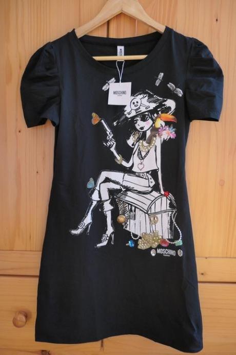 Love moschino luxusne, original letne minisaty, moschino,s / xs