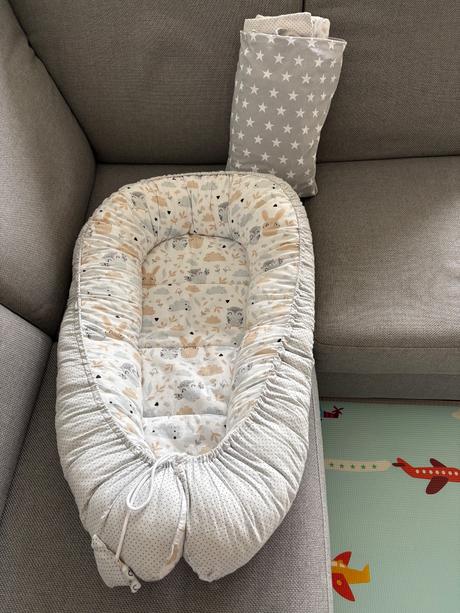 Obojstranne hniezdo pre babatko set 7v1, šírka (cm): 60,dĺžka (cm): 110