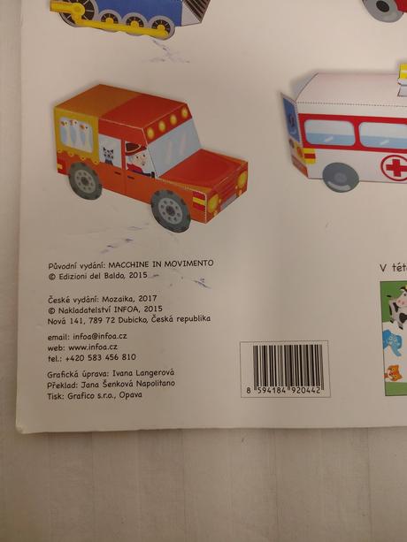 Vystrihovačky doprava 11 modelov, infoa, 30x21 cm, 