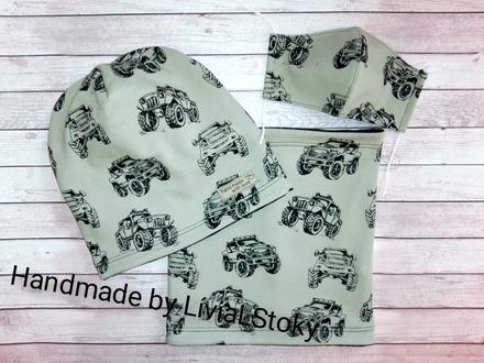 Set čiapka a nakrčník, 