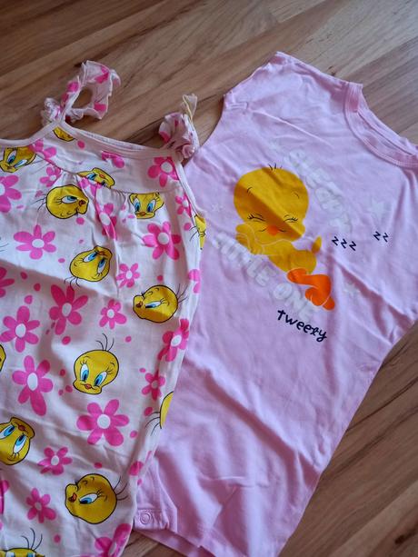 Letný overal ,overal letné pyžamko tweety, disney,92