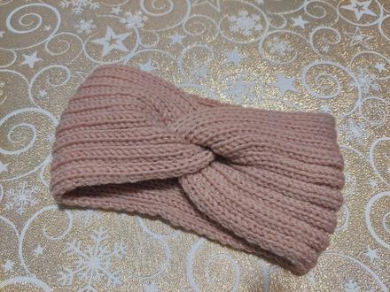 Pletená čelenka uni, 