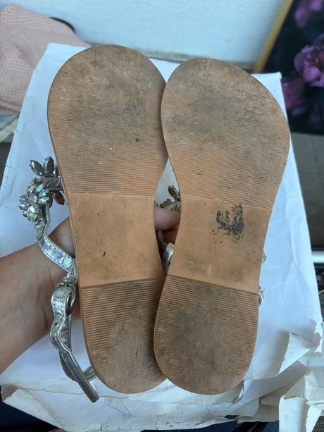 Asos boho anticke sandalky sandale zabjy slapky s, 38