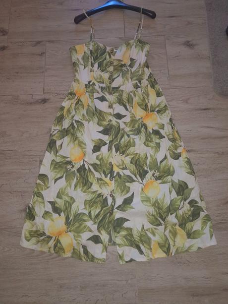 Midi letné šaty, h&m,l