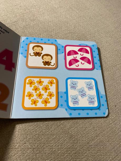 Krásne leporelo hello kitty farby a číslo,