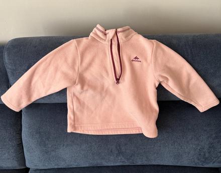 Flisova mikina / mikina na lyzovanie, quechua,98