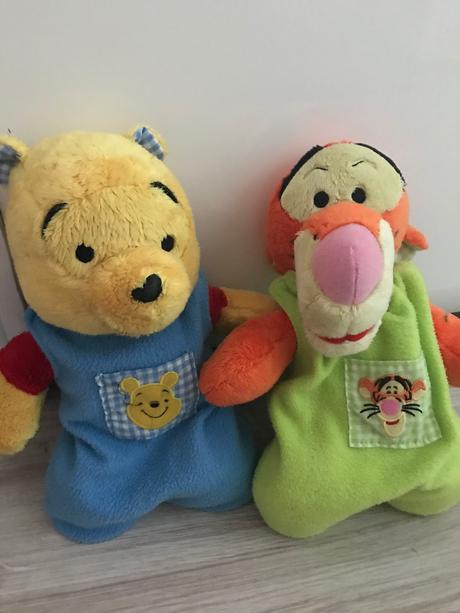 Macko pooh+tigrik plyšový,