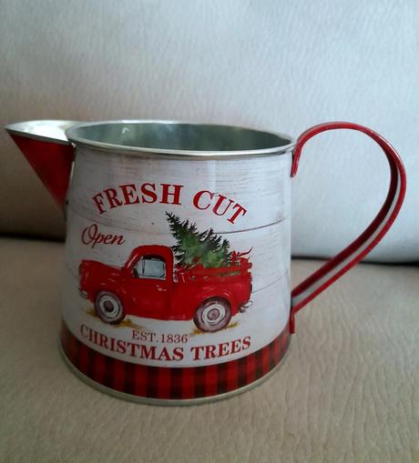 Vianočná dekorácia (črepník),