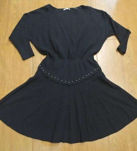 Pletené šaty, orsay,m