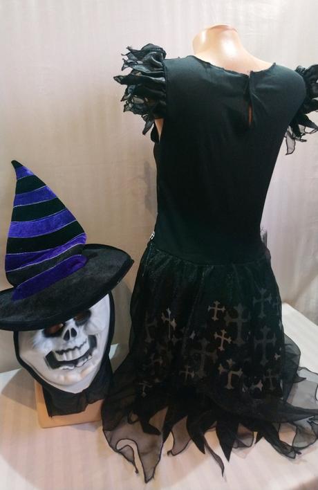 3-dielny kostým čierna čarodejnica, crazy days, 40, 