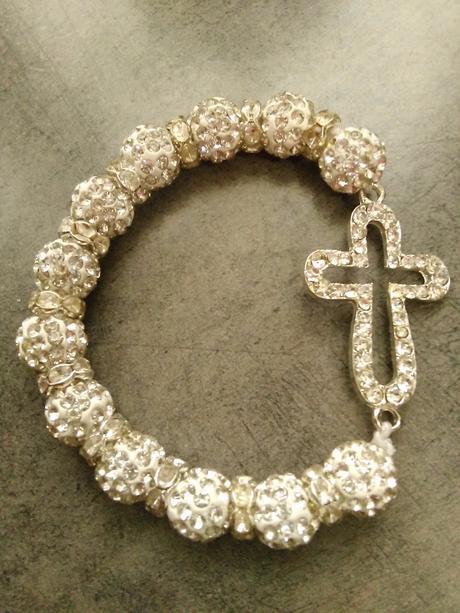 Shamballa náramok s krížikom, 