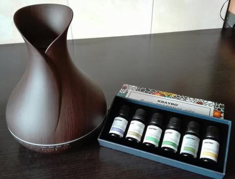 Aróma difuzér + sada esenciálnych olejčekov,