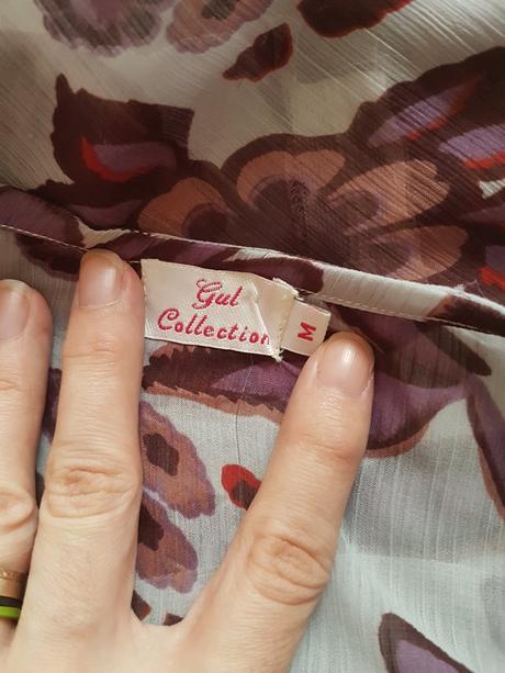 Priehľadné kvetované italy šaty vel.m, m