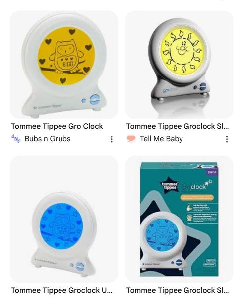 Detské budíky deň - noc