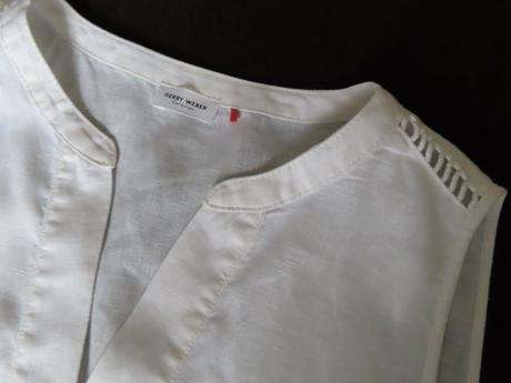Biela ľanová blúzka, top gerry weber, veľ. l, gerry weber,l