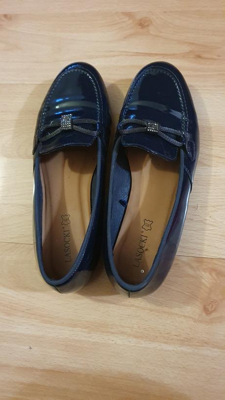 Dámske/dievčenské kožené poltopánky, lasocki,37