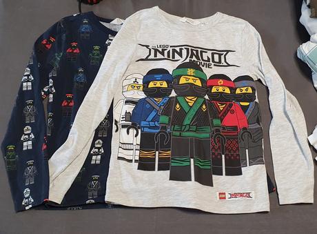 134/140 2ks lego ninjago, h&m,134