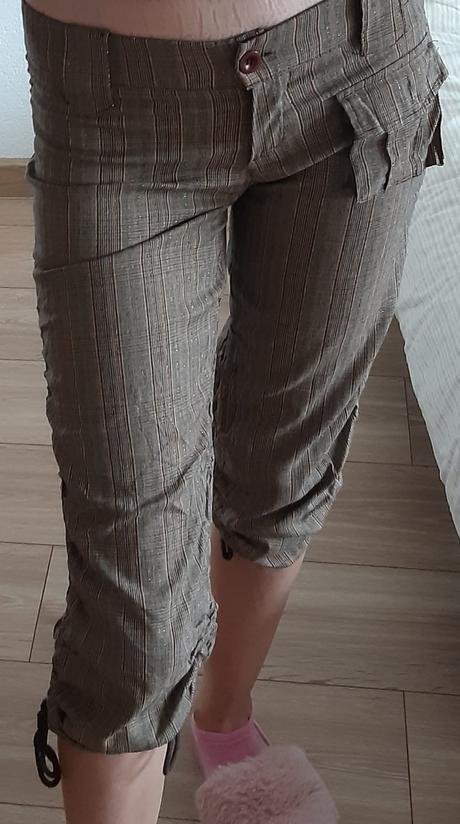 Hnede 3/4 nohavice, m