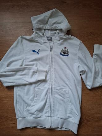 Biela tepláková mikina, puma,s