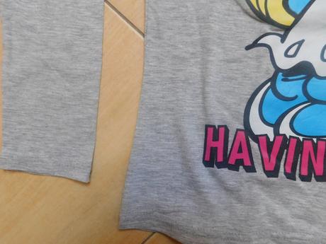 Tričko so šmoulinkou, s