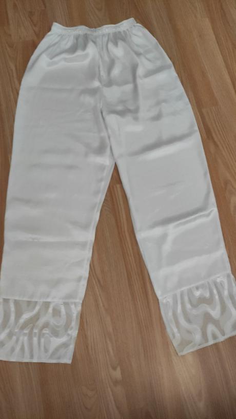 Saténové pyzamove nohavice, m