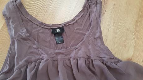 Volánový top, l, h&m,l