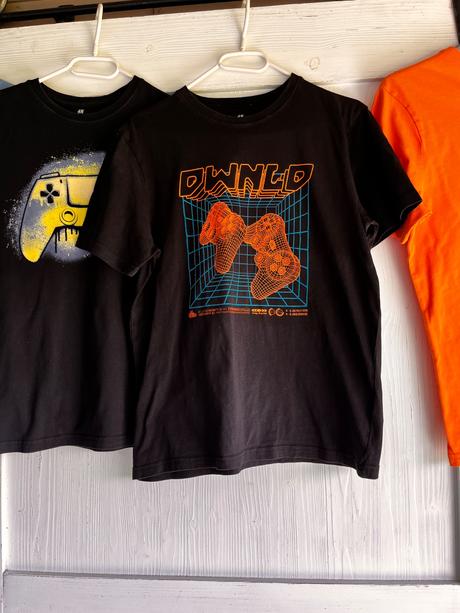 4xh&m tričká 158/164, h&m,158