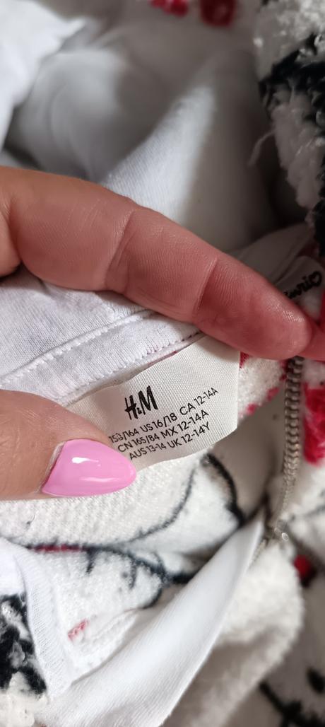 Teplá bundička hello kitty, h&m,164