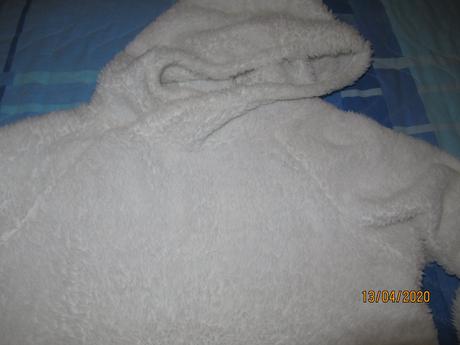 Jemná huňatá mikina 134/140, 134