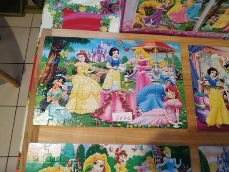 Puzzle disney princess 4 in 1,