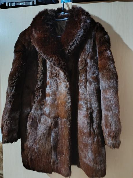 Bunda zo zajaca kožuch, xl