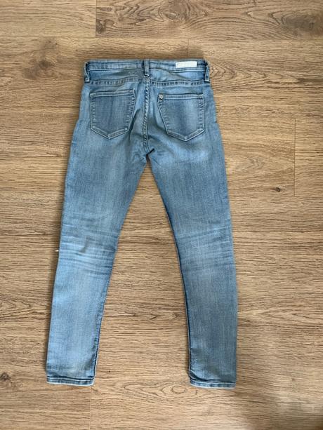 Elastické rifle, h&m,128