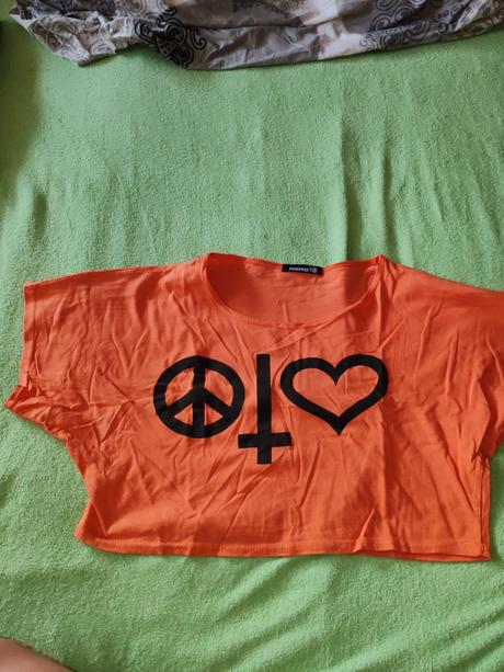 Crop tričko m/l, m