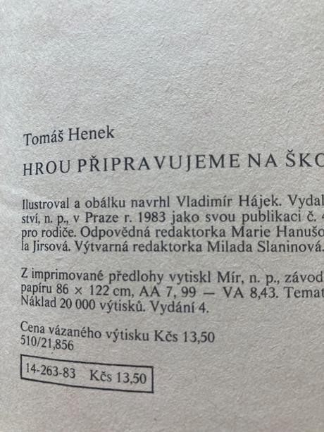 Hrou připravujeme na školu - tomáš henek (1983), 