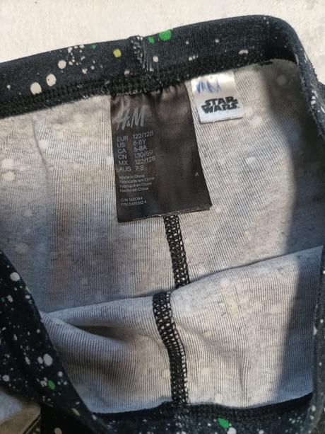 Bavlnené spodky star wars h&m 6-8 rokov, h&m,128