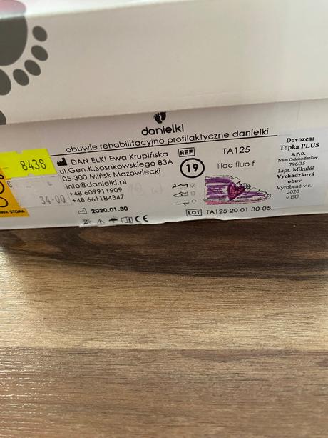 Detské ortopedické sandále 19, 19