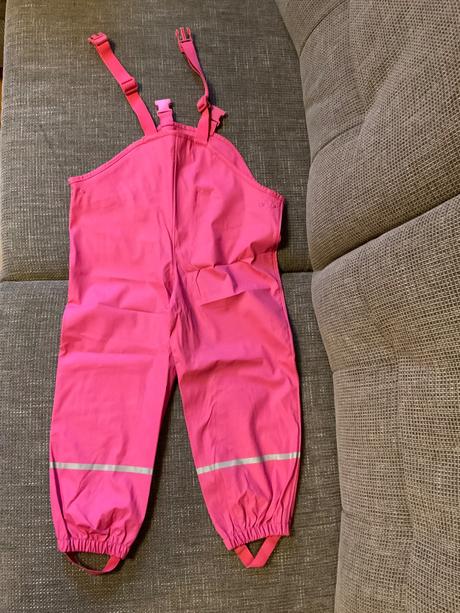 Nohavice do dažďa veľkosť 110-116, lupilu,116