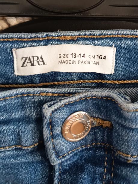 Dievčenské džínsy zara, zara,164