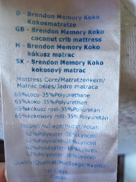 Matrac brendon, šírka (cm): 60,dĺžka (cm): 120