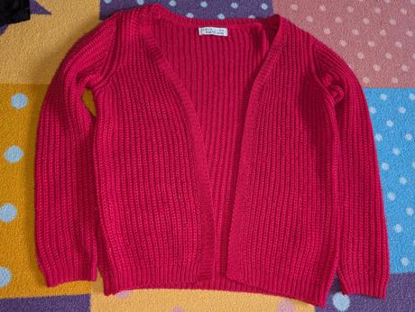 Sýtoružový kardigan 122/128, 122