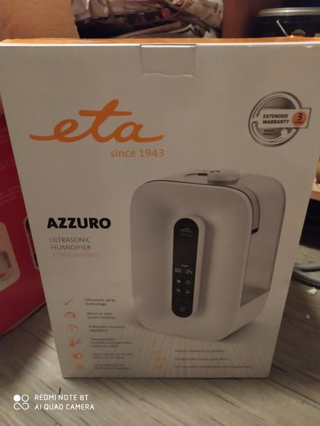 Zvlhčovač vzduchu eta azzuro, eta