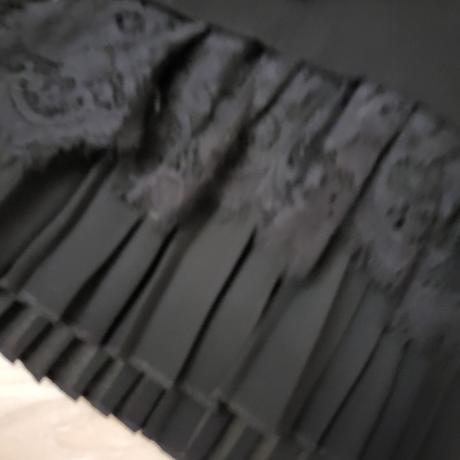 S/m predlzeny aveter lemovany volanom s cipkiu, orsay,m